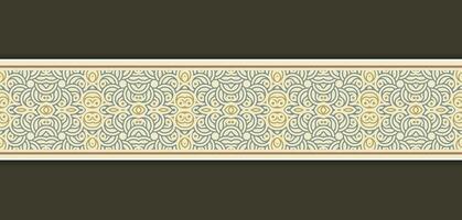 ornamental pattern border Design vector