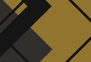 A black and gold geometric pattern with black and white lines vector