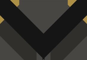 The v logo in black and gold vector
