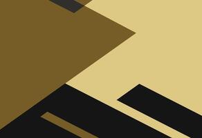 A black and gold geometric pattern on a white background vector