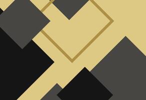 A black and gold geometric pattern with a diamond shape vector
