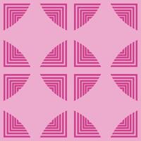 A pink and white background with a pattern of squares vector