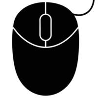 Modern Computer Mouse Design Icon vector