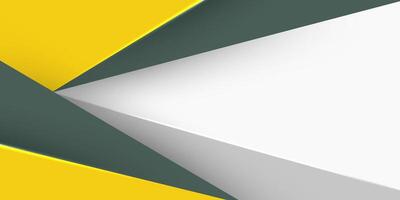 Abstract colorful triangle overlap pattern on white background. Simple banner background. vector