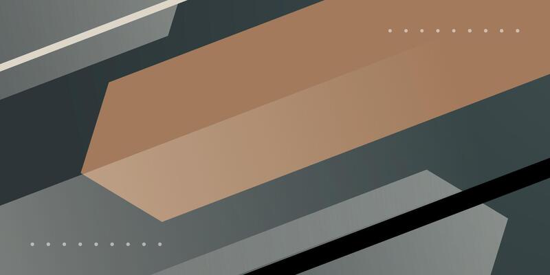 Abstract dynamic gray and brown color background. Simple overlap shapes pattern.