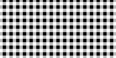 Seamless black and white square grid pattern for background vector
