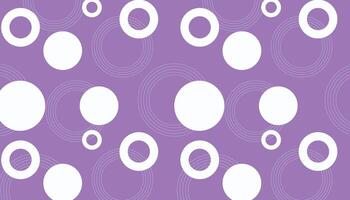 White and purple abstract background with circular shapes composition vector