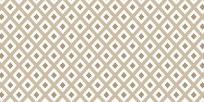 Golden abstract floral seamless pattern. gold and white background. Simple geometric leaf ornament. Delicate luxury graphic texture with diamond shapes, square grid. Elegant design for decor vector
