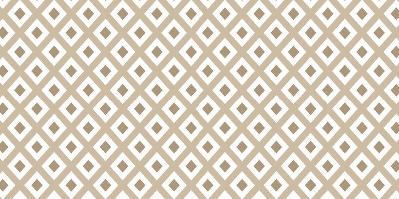 Golden abstract floral seamless pattern. gold and white background. Simple geometric leaf ornament. Delicate luxury graphic texture with diamond shapes, square grid. Elegant design for decor