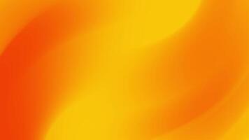 Soft orange and yellow abstract gradient wave background animation video