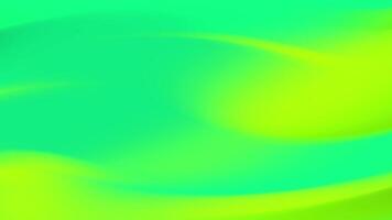 Vibrant green and yellow abstract gradient background with smooth flowing shapes video