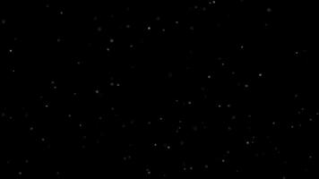 Floating Dust Particles Overlay with Soft Ambient Motion on Black Background video
