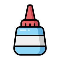 Simple Glue colorful icon. The icon can be used for websites, print templates, presentation templates, illustrations, etc vector