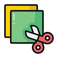Simple Craft colorful icon. The icon can be used for websites, print templates, presentation templates, illustrations, etc vector