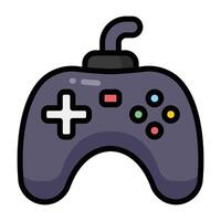 Simple Game Controller colorful icon. The icon can be used for websites, print templates, presentation templates, illustrations, etc vector