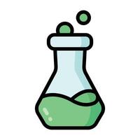 Simple Experiment colorful icon. The icon can be used for websites, print templates, presentation templates, illustrations, etc vector