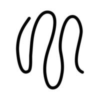 Hand draw elements icon design. Hand drawn ribbon illustration sign. Scribble symbol or logo. vector