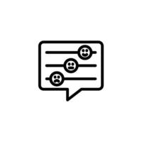 Feedback Slider with Emoticons Indicating Range of Emotions vector
