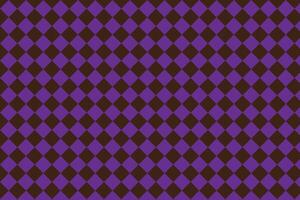 simple abstract violet color small rectangle pattern on dark brown background purple and brown harlequin checkerboard pattern vector