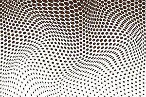 simple abstract dark color halftone blend polka dot wavy pattern wavy dot pattern a modern abstract design vector