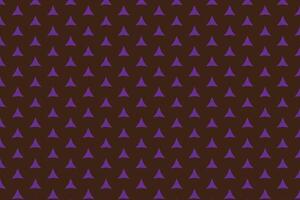 simple abstract violet color small triangle star pattern on dark brown background vector