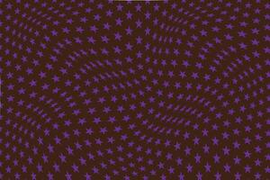 simple abstract violet color small star wavy pattern on dark brown background abstract wavy pattern of purple stars on a brown background vector