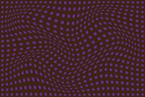 simple abstract violet color small polka dot wavy pattern on dark brown background abstract purple and brown dot pattern with wave effect vector