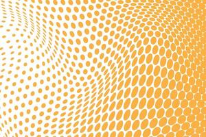 simple abstract light orange color halftone blend polka dot wavy pattern abstract orange dot wave pattern vector