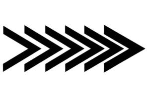 Modern Black Arrow Design for Web or Graphic Use vector