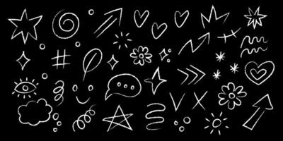 Explore our versatile collection of Doodle Icons that are perfect for all your creative projects vector