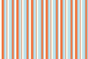 Vibrant striped textile pattern featuring orange, blue, and light colors in bold vertical lines vector
