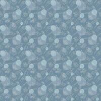 Seamless pattern with amigrumi knitting and animals color. Illustration for your projects. vector