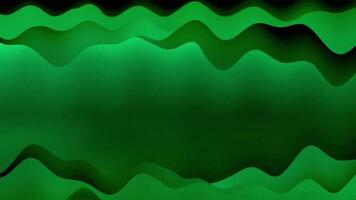 Animated wave color gradient green background video