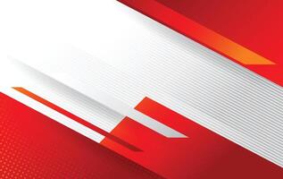 modern red and white abstract background design vector