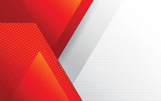 simple red and white modern abstract background design template vector