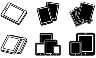 Various sizes of mobile devices icon vector
