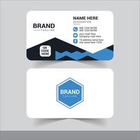Modern Business card design template, simple card design, Clean professional business card template, vector