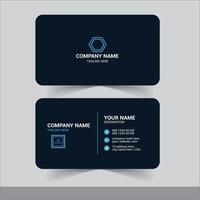 Modern Business card design template, simple card design, Clean professional business card template, minimal design. vector