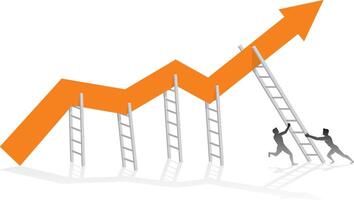 Line Graph Supported by Ladders vector