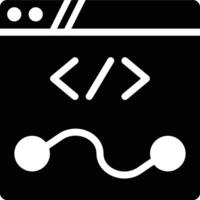 Dynamic Website, Web, Website Glyph Solid Icon vector