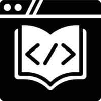 LMS, Learning Management System Glyph Solid Icon vector