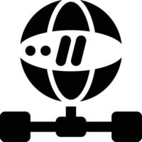 DNS, Network, Web Glyph Solid Icon vector