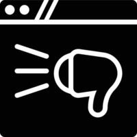 Marketing, Web, Website Glyph Solid Icon vector