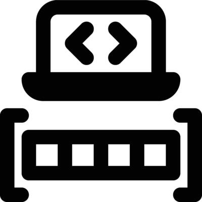 1d Array, One Dimensional, Array Outline Icon