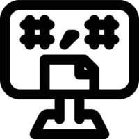 Decimal, Double, Floating Outline Icon vector