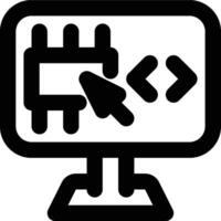 Pointer, Variable, Address Outline Icon vector