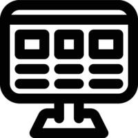 Front End, User Interface, UI Outline Icon vector