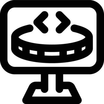 Token, Tokenization, Programming Outline Icon vector