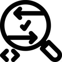 Integration Testing, Integrated, Testing Outline Icon vector