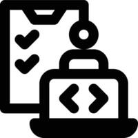 Acceptance Testing, UAT, User Acceptance Outline Icon vector